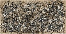 First of all it is huge, roughly 17 feet wide by 8 feet high, and it overpowers you in its immensity. Jackson Pollock Autumn Rhythm Number 30 The Metropolitan Museum Of Art