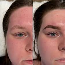 Hybrid brow and lash lift before and after! ✨side by side ✨