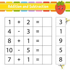 Addition And Subtraction Addition And Subtraction Subtraction Worksheets For Kids