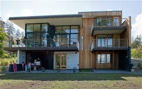 Waterfront House Plans Luxury Waterfront Home For Sale On Bainbridge Island Wa Unique House Design Zen House Design Modern House Plans