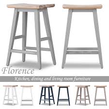 Our modern & contemporary designers kitchen bar stools are available as next day delivery. Florence Bar Stool Elegant Stool With Large Wooden Seat And Foot Rest Quality Ebay