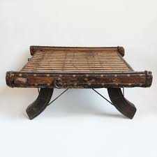 Old Indian Ox Cart Up Cycled Into A Rustic Coffee Table Each With Slight Variations Of Wood Finish And Rustic Coffee Tables Cart Coffee Table Coffee Table