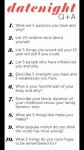 These will help you to determine whether you could date this person seriously, or if your ideals are too far apart for your liking. More Questions Dating Quotes Date Night Questions This Or That Questions