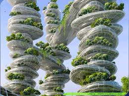 Farmscrapers Towers Smart City Green Architecture Futuristic Architecture