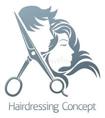 Photo About A Hairdresser Hair Salon Scissors Man And Woman Sign Symbol Concept Illustration Of Scissor Logo S Hair Salon Logos Hair Salon Salon Logo Design