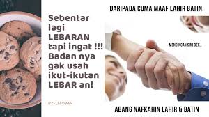 10 Meme Kocak Lebaran Yang Bikin Ngakak Sampai Bikin Makan Hati
