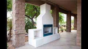 Diy Building An Outdoor Fireplace Youtube Outdoor Fireplace Outdoor Fireplace Kits Fireplace Kits