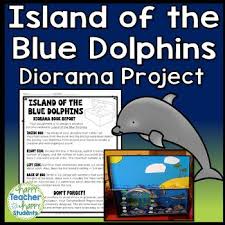Island Of The Blue Dolphins Project Shoebox Diorama Book Report Activity Book Report Projects Geography For Kids Happy Students