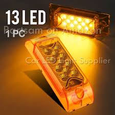 Check boxes marked marker relays and tailights? Partsam 2pcs Amber Led Rectangle Tail Stop Marker Light Trailer Truck Rv 3 Wires 21led 6 X 2 Led Rectangular Clearance S Light Trailer Car Led Lights Led