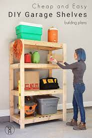 A ceiling board is then installed. Cheap And Easy Diy Garage Shelves Building Plans Pneumatic Addict