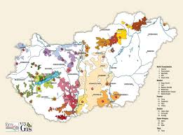 Carte physique, carte routière, vue satellite. La Hongrie Carte Des Vins Vins Hongrois Et Carte Des Regions Europe De L Est Europe