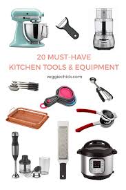 20 must have kitchen tools & equipment