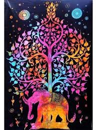 Animal theme tapestry safari art, africa elephant and baby playing in ocean at sunrise nature designs tapestry, wall art hanging for bedroom living room dorm wall blankets home decor. Elephant Tapestry Elephant Wall Tapestry Elephant Wall Hanging