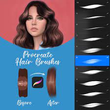 Applicable in photoshop as well. Procreate Hair Brushes Etsy Procreate Tutorial Digital Painting Tutorials Procreate