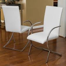 Contemporary Dining Chairs Overstock Shopping The Best Prices Online Leather Dining Room Chairs White Leather Chair Leather Furniture