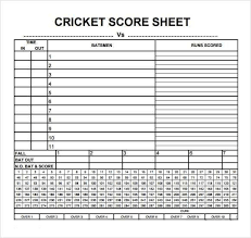 There is no alternative to use modern and standard cricket scoring system in the local cricket the spatiality of the score writing sheet is it will help you to writing every moment of the match easily. Cricket Score Sheet Excel 10 Cricket Score Cricket Score Card Cricket