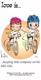 Pin By Anna Reuter On Recuerdos All To Color Love Is Cartoon Love Is Comic Bike Ride Quotes