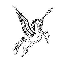 Free kawaii pegasus animal printable coloring pages download. Maybe Wing Hoof Position H T Reversed From Http Jsharts Deviantart Com Art Tribal Pegasus Tattoo Design 3 Pegasus Tattoo Horse Coloring Pages Horse Drawings