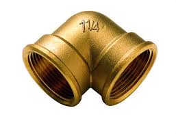 Codo 90° h-h figura 90 2" latón | LS090008 | Novelec
