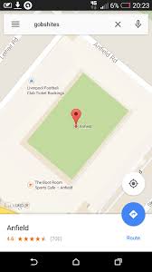 The official liverpool fc website. Image Everton Fans Troll Liverpool On Google Maps Caughtoffside