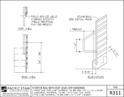 Paired with the right balusters, this type of handrail can be the perfect option for an entryway staircase. Tube Rail Pacific Stair Corporation