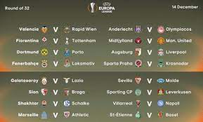 Coupe d'europe ligue des champions ligue europa. Ligue Europa Les Resultats Du Tirage Au Sort Des 16e De Finale Vavel France