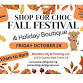 Shop for CHOC Fall Festival & Holiday Boutique event image