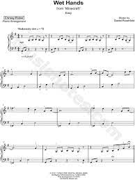 See the quick guide on how to read the letter notes, at the bottom of this post, to help you understand how to read the letter note sheet music below. Chrissy Ricker Wet Hands Easy Sheet Music Piano Solo In G Major Download Print Sku Mn0212010