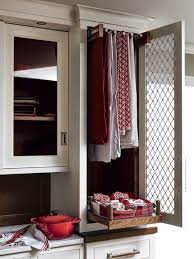 8 Clever Ways To Store Your Kitchen Linens Kitchen Linens Linen Closet Black Dining Room