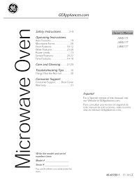 Press and hold the clear/off pad for 3 seconds. Ge Jvm6175 Owner S Manual Pdf Download Manualslib