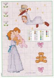 Borduurpatroon Disney Allerlei Cartoon Cross Stitch Pattern Peter Pan Wendy Borduurpatronen Disney Borduren Borduren Diy