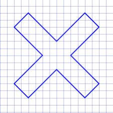 The trapezoid has only 1 line of symmetry, while the square has 4. How Many Lines Of Symmetry Does This Letter X Have A 2b 4c 6d 8correct Answer Is Option B Can You Explain This Answer Edurev Class 3 Question