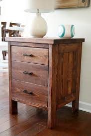 The easiest way to install drawer slides in a nightstand is to place a piece of long 1/4″ plywood inside the box on each side, then put the drawer slides on top of the plywood. 33 Simply Brilliant Cheap Diy Nightstand Ideas Homesthetics Inspiring Ideas For Your Home