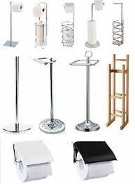 During my weekend bathroom makeover with home depot (which i can't wait to share #sneakpeek), i wanted to recreate a diy bathroom storage pinterest post! Chrom Edelstahl Bambus Holz Wc Klo Rollenhalter Aufbewahrung Freistehender Ebay