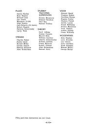 School of Music Program Book 1966-1967