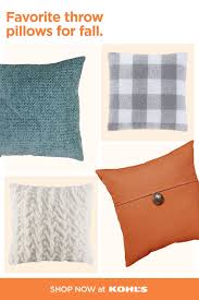 Find Fall Decor For Your Living Room At Kohl S In 2020 Fall Throw Pillows Pillows Fall Decor