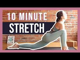 10 Min Morning Yoga Full Body Stretch Youtube Morning Yoga Morning Yoga Routine Yoga For Beginners