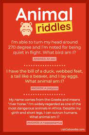 Here you find our popular collection of car riddles and other interesting and fun car puzzles and brain teasers of all kinds. 27 Animal Riddles For Kids That Are Great For Car Rides And Classrooms