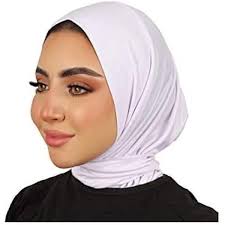 Evelia Women's Georgette Off White Hijab Scarf, Off White, Free Size : Buy  Online at Best Price in KSA