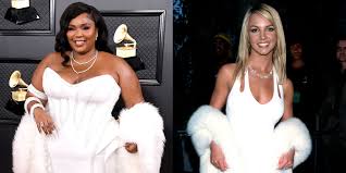 Britney spears 2020 videos and latest news articles; Lizzo Channels Britney Spears In A White Versace Gown At Grammys