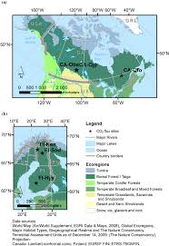 Detailed road map of canada. Proxy Indicators For Mapping The End Of The Vegetation Active Period In Boreal Forests Inferred From Satellite Observed Soil Freeze And Era Interim Reanalysis Air Temperature Springerlink