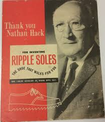 Thank You Nathan Hack for Inventing Ripple Sole Shoes; 202491