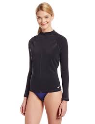 Speedo Women S Powerflex Eco Upf 50 Long Sleeve Zip Front Rashguard Want To Know M Fashion Clothes Women Women S Swimsuits Cover Ups Ladies Tops Fashion