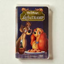 Walt Disney Lady and the Tramp VHS Tape Classic Animated Film