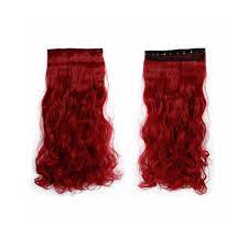 Clip in hair extensions from 100% genuine human hair. S Noilite 24 Natural Hair Extensions Wigs Curly Clip In Hair Extentions Cosplay Wigs 1 Pcs Dark Red 24 145g Walmart Com Walmart Com