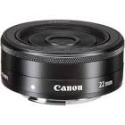 EF-M 22mm f2 STM Compact System Lens, Black - 5985B002 Canon
