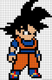 Perler Pixel Art Sangoku Dessin Petit Carreau Modele Pixel Art