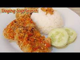 Daging Sapi Geprek Youtube Food