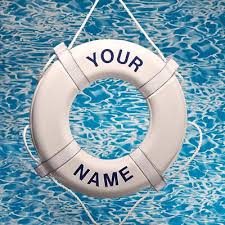 Personalized Life Saver Buoy Personalized Pool Lake Floats Buoys