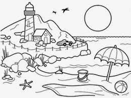 Dengan mewarnai gambar pemandangan, keterampilan mewarnai anak bisa terasah lebih dalam lagi. Pin Di Kumpulan Gambar